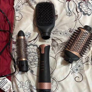 Elle Black and Gold Hair Styling Set